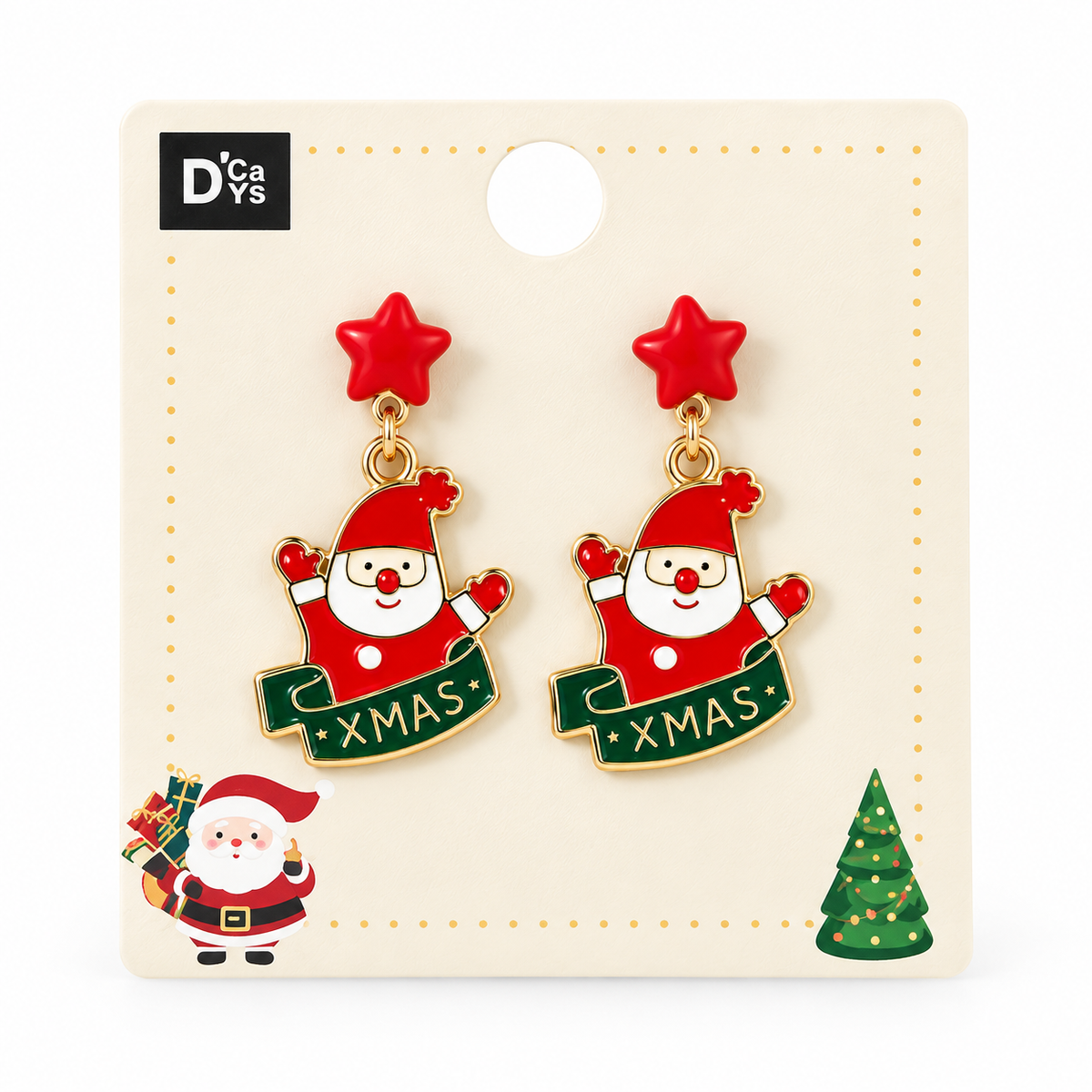 Pendientes navideños