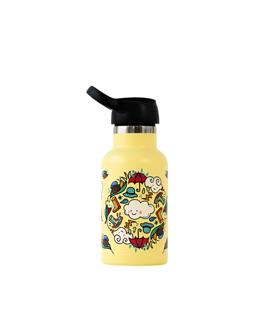 Runbott Sport Botella térmica 350 ml Nube bonita