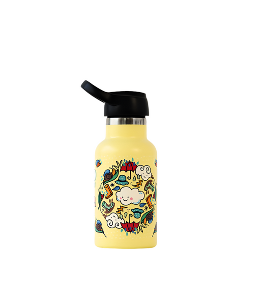 Runbott Sport Botella térmica 350 ml Nube bonita