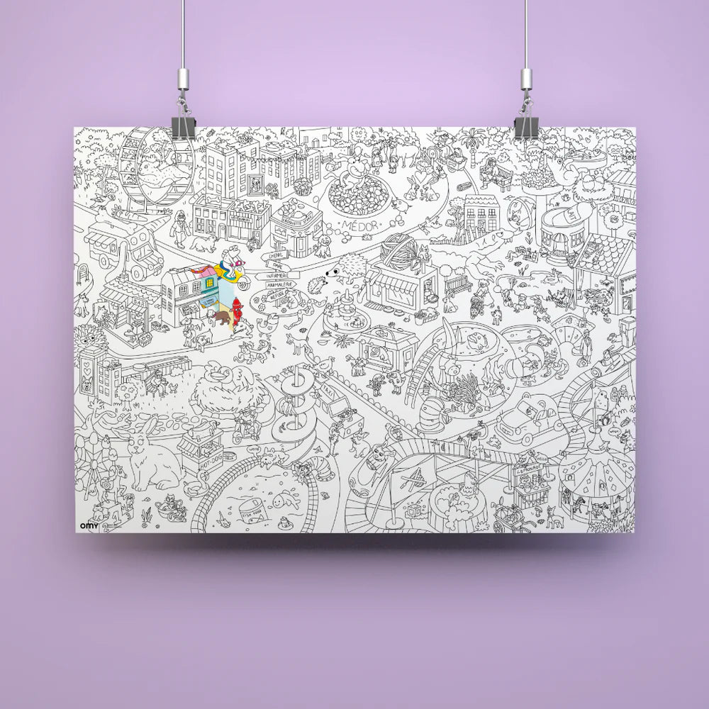 Omy Póster XL Animal city