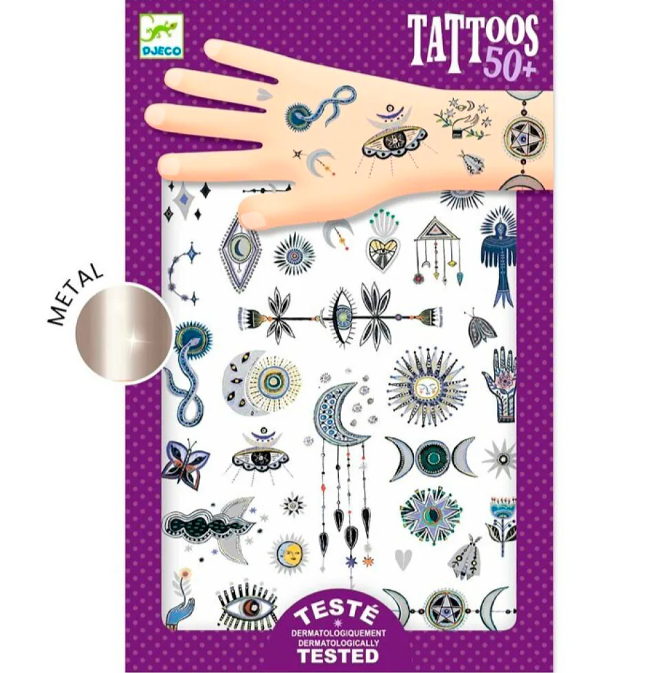 Djeco Tatuajes temporales Wicca