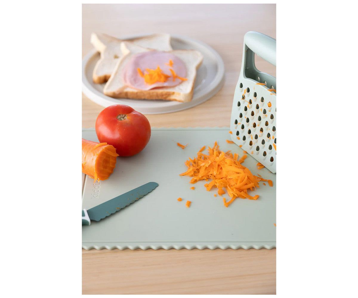 Kiddikutter Tabla de corte silicona antideslizante