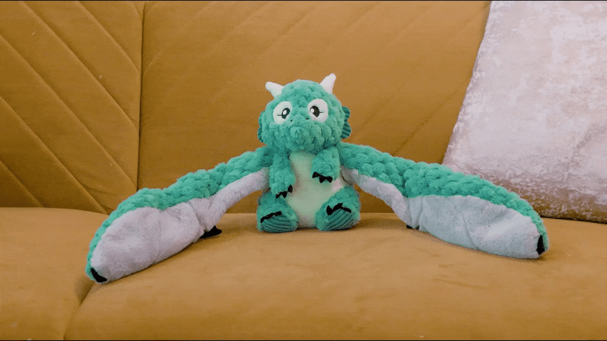 Peluche con peso Dragón Zephyr - Hugimals