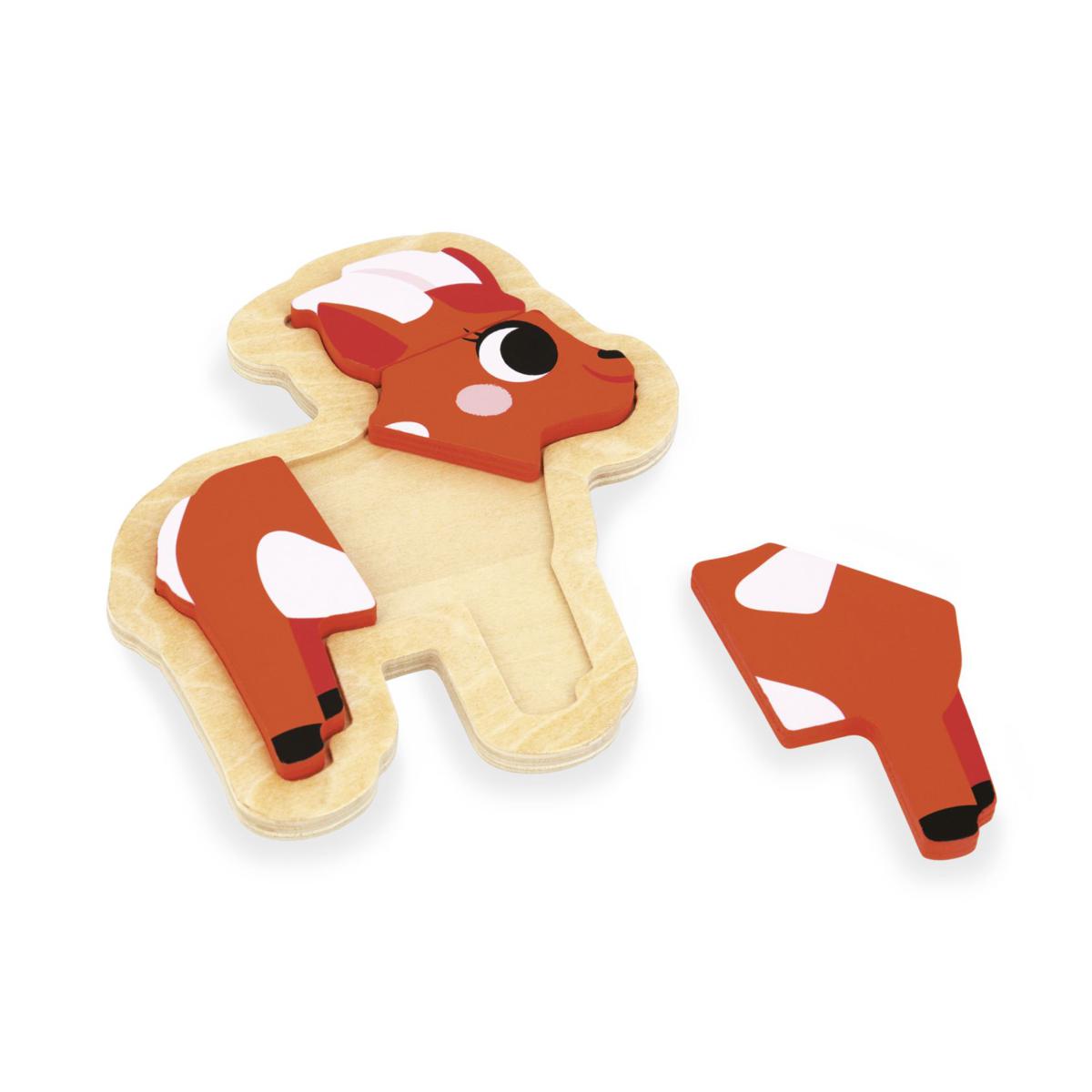 Janod Puzzles encajables evolutivos Granja