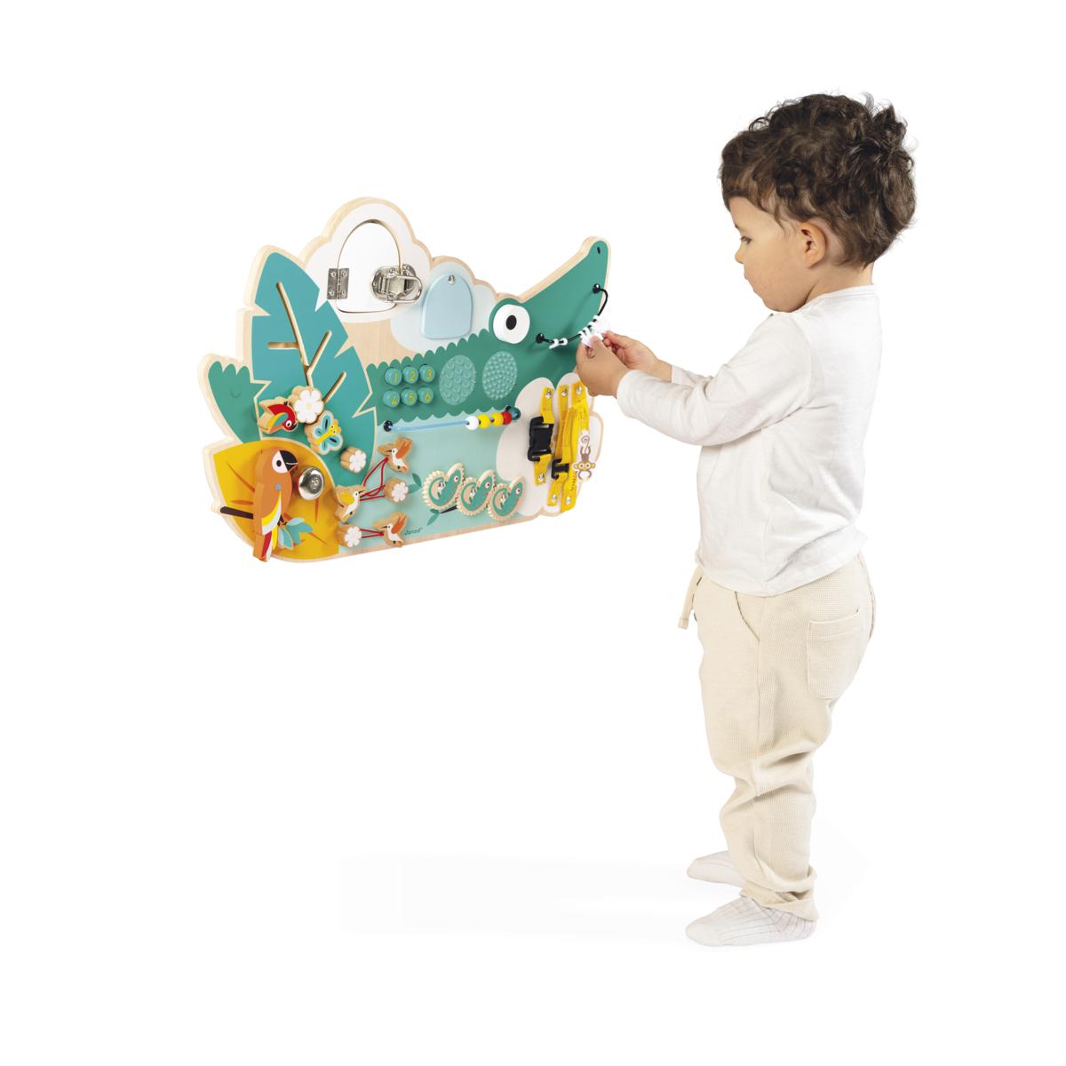 Janod Panel Montessori Cocodrilo