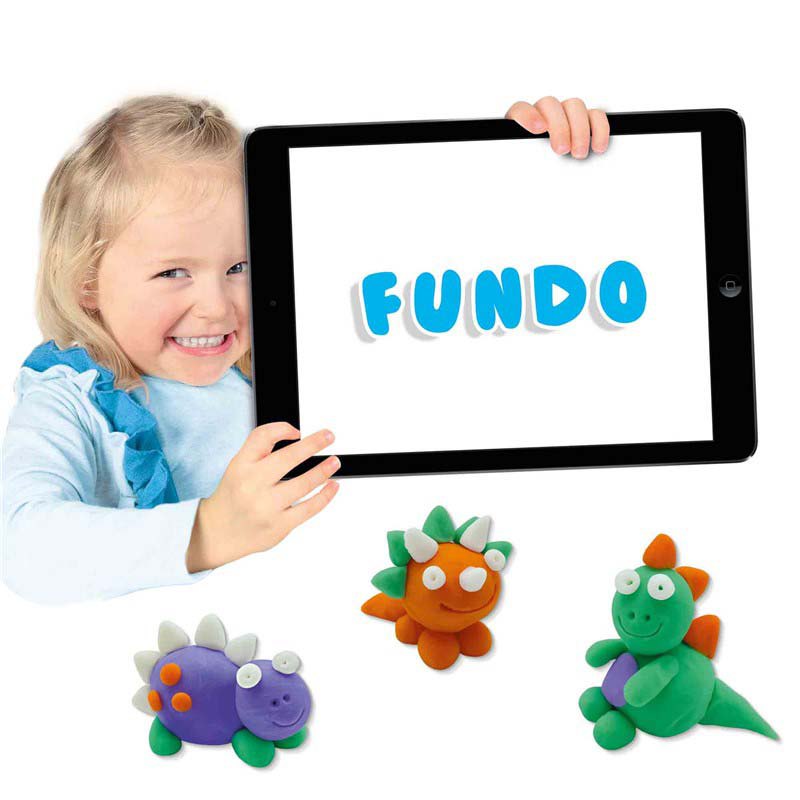 SES Creative Plastilina Fundo Dino