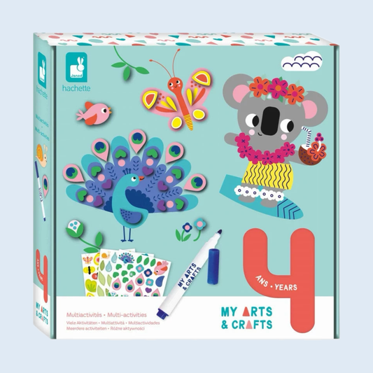 Janod Kit creativo Multiactividades 4 años Animales