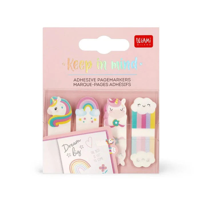 Legami Marcapáginas adhesivos Unicornio