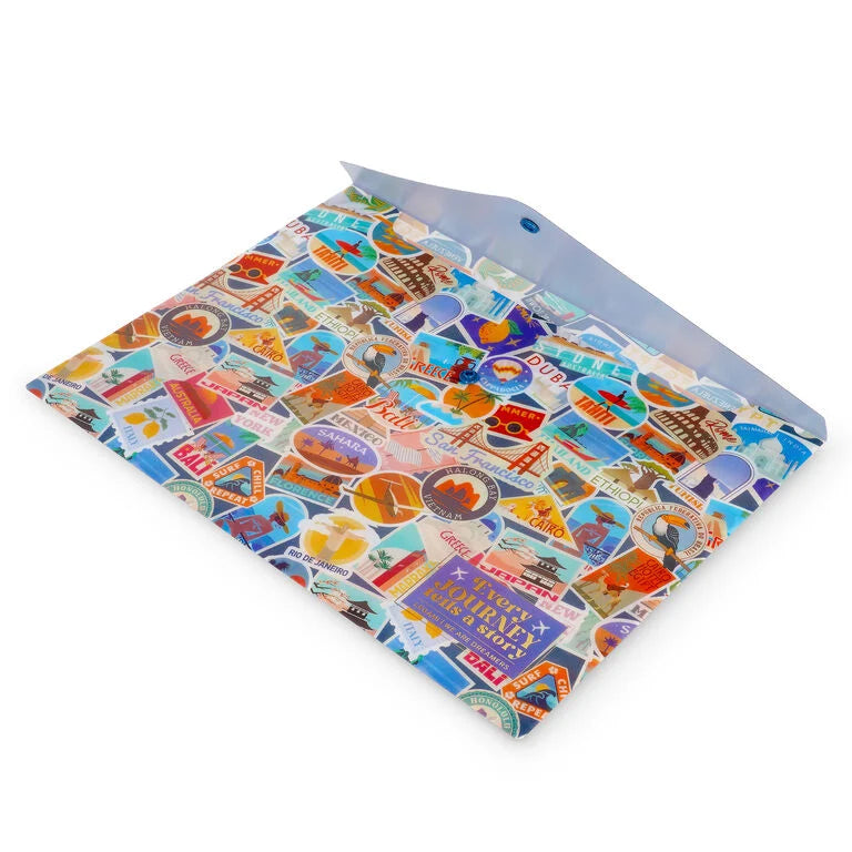 Legami Carpeta para documentos A4 Travel stickers