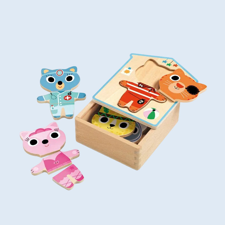 Djeco Puzzle Dressup Mix