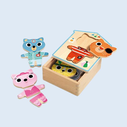 Djeco Puzzle Dressup Mix