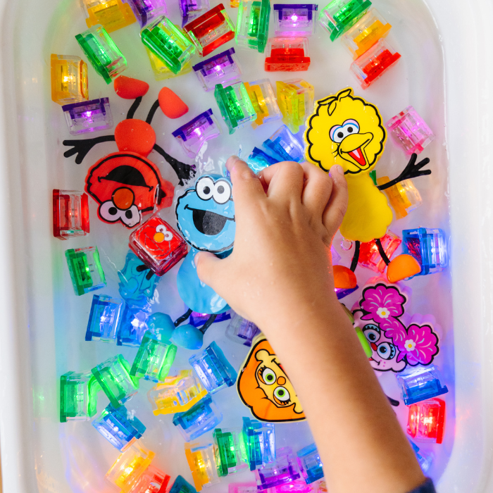 Glopals Set cubos de luz y Gallina Caponata Amarillo