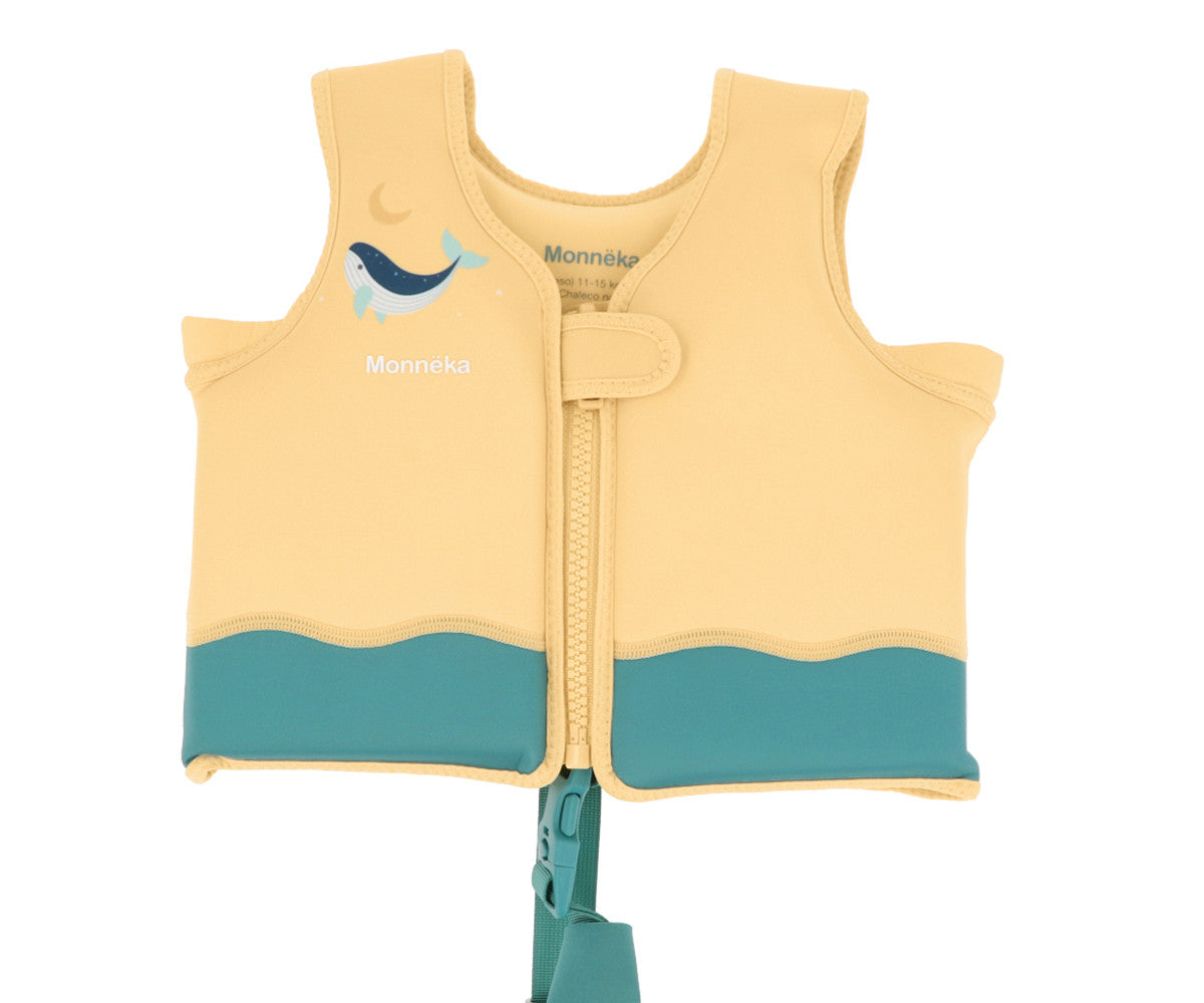 Tutete Chaleco flotador aprendizaje Whale Teal