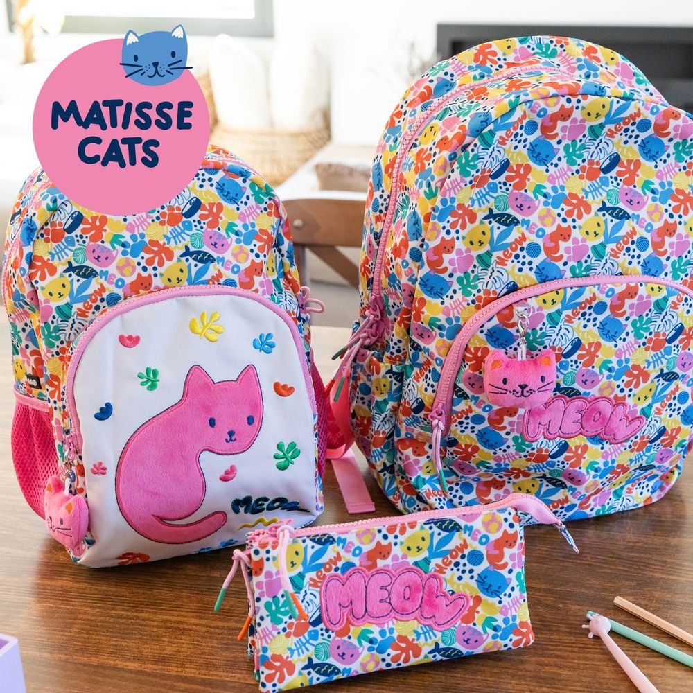 MiquelRius Mochila infantil doble Matisse Cats