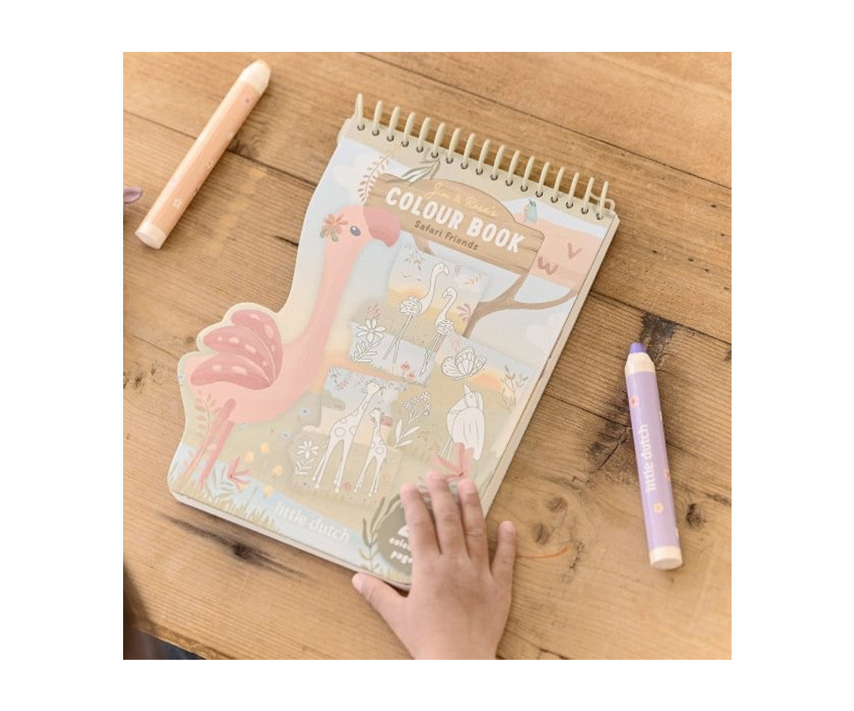 Little Dutch Libro para colorear Flamenco