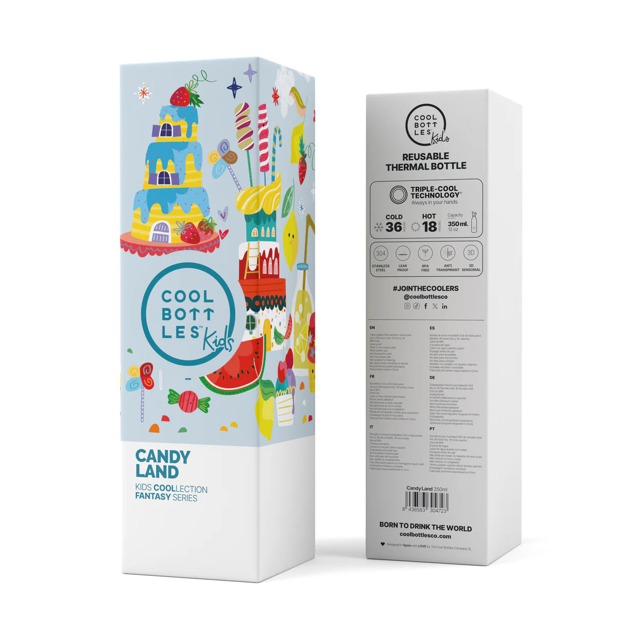 Cool Bottles Botella térmica 350 ml Candy Land