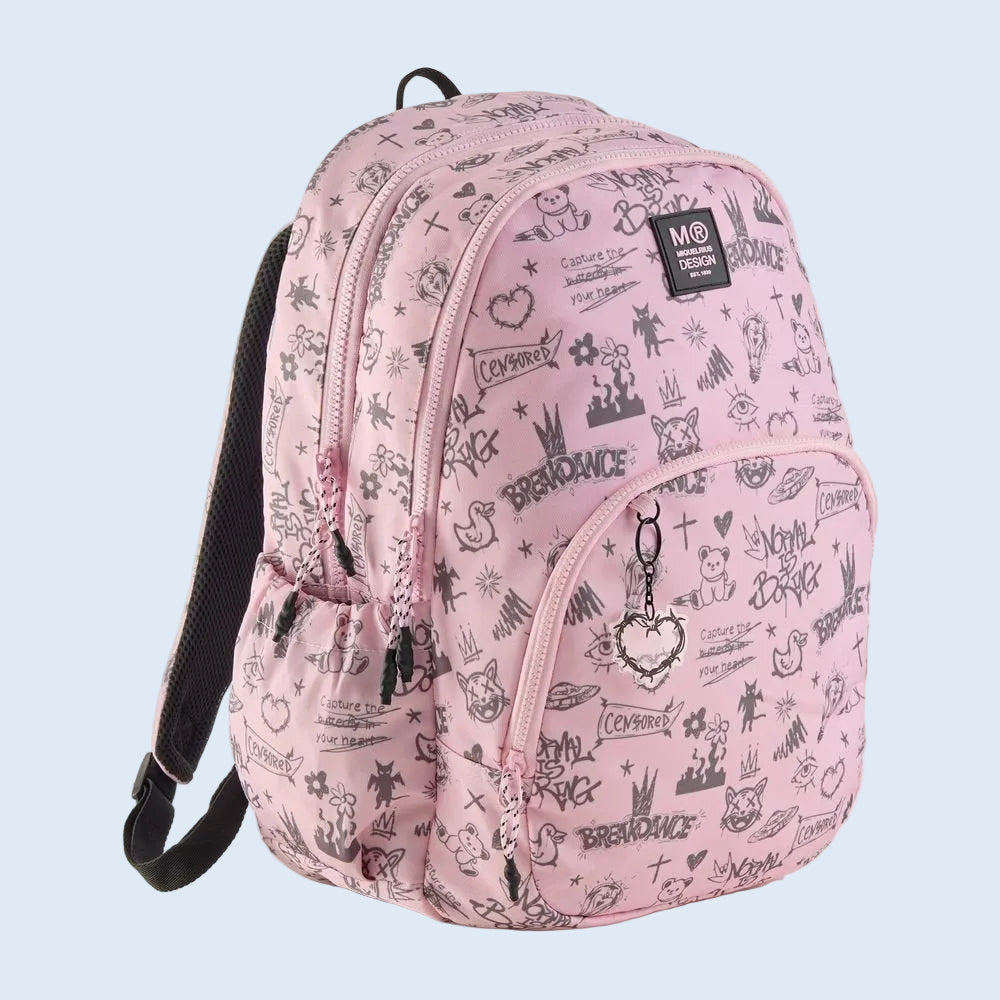 Miquelrius Mochila triple Not boring Rosa
