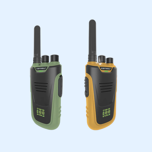 Kidywolf Kidytalk Walkie Talkie verde y naranja