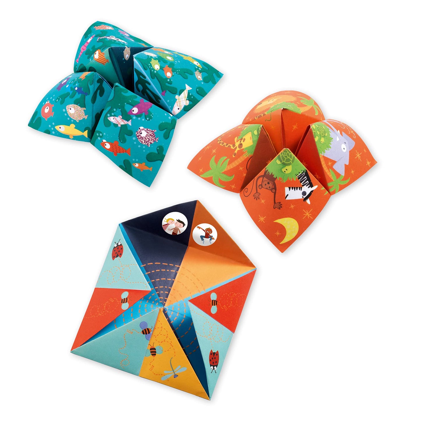Djeco Origami Pico pico retos Verde