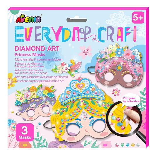 Avenir Arte con diamantes Máscaras de Princesas