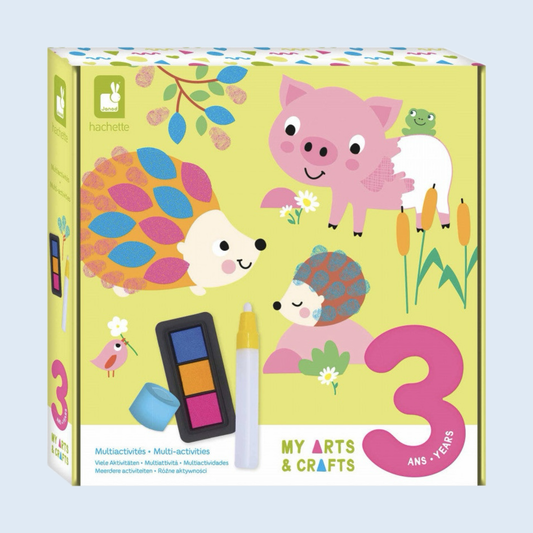 Janod Kit creativo Multiactividades 3 años Animales
