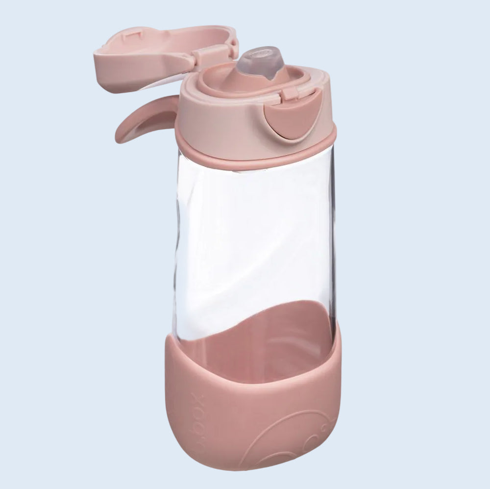 B.Box Botella tritán con boquilla 450ml Blush Crush