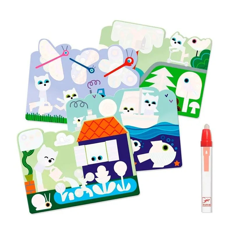 Djeco Baby Colorear mágico En el jardín