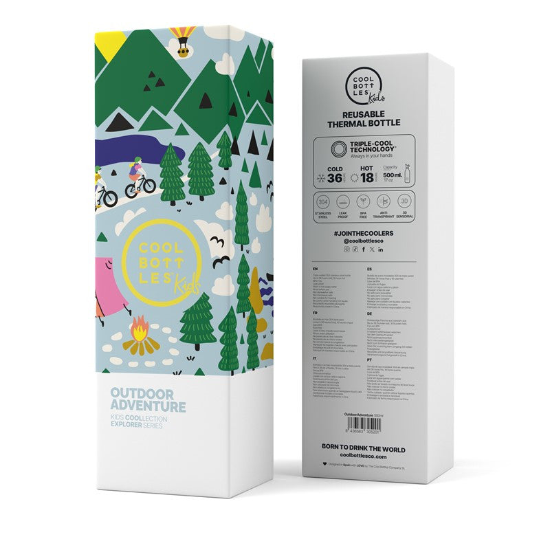 Cool Bottles Botella térmica 500 ml Outdoor adventure