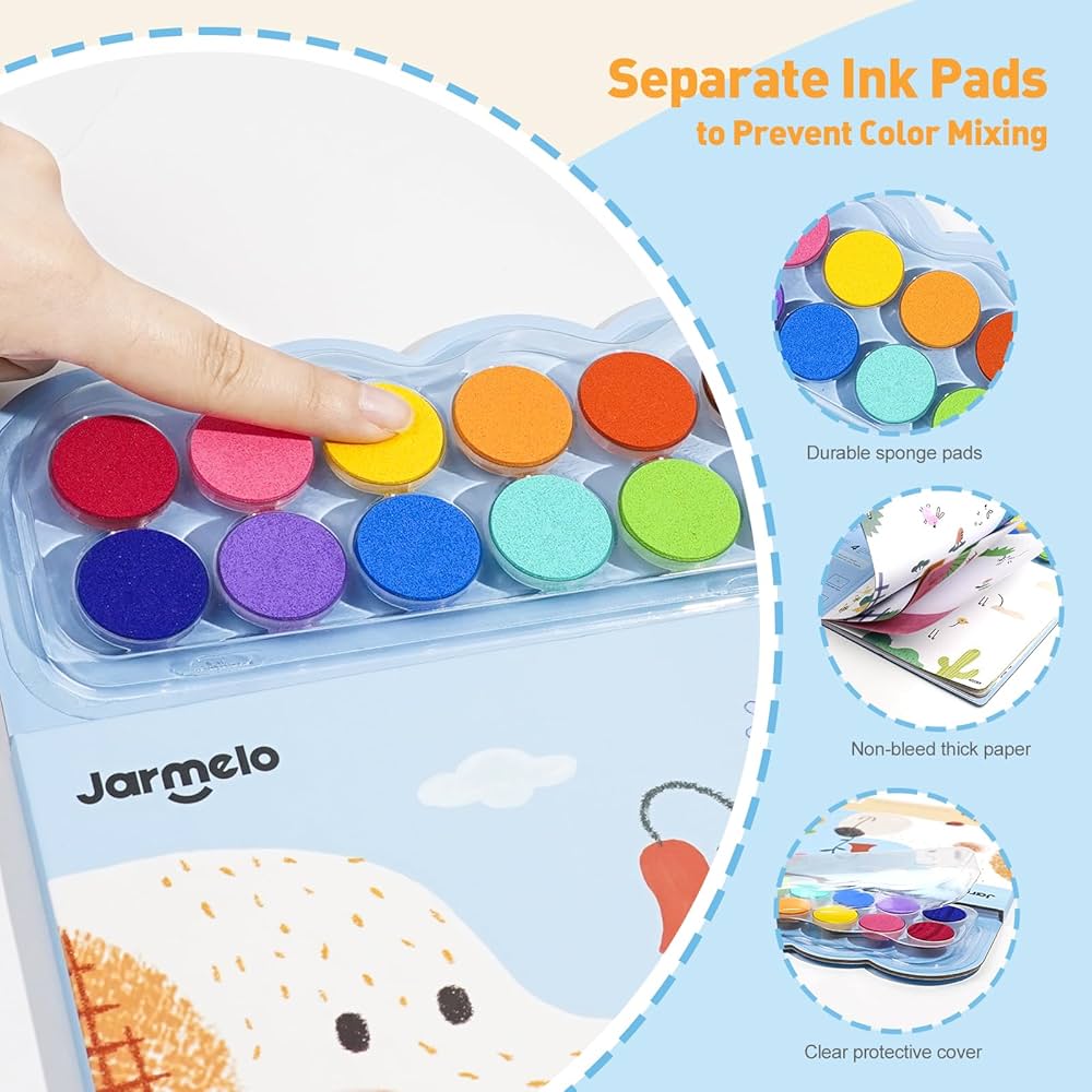 Jar Melo Finger Painting Cuaderno actividades