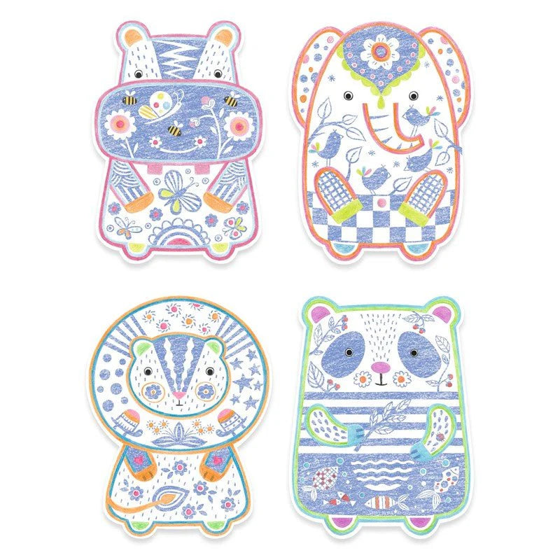 Djeco Baby Colorear Animales salvajes