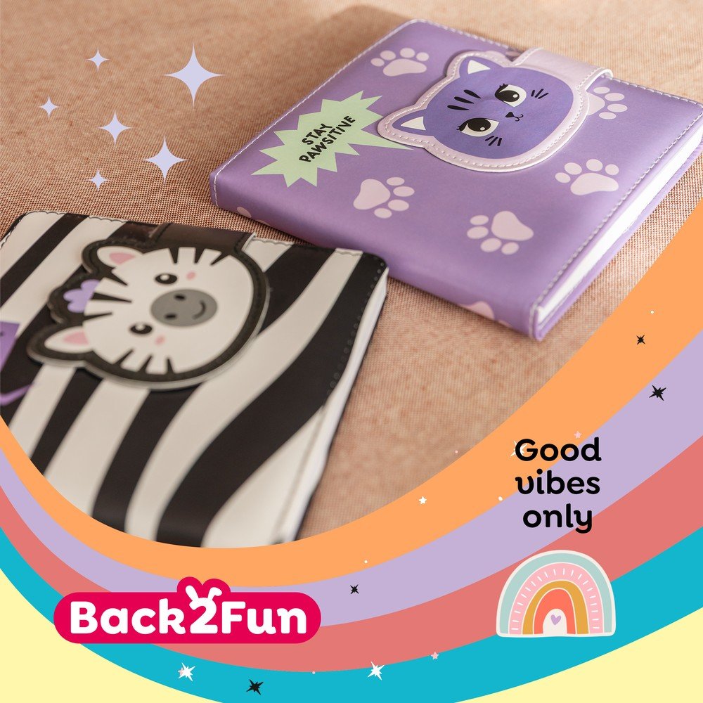 Back2fun Cuaderno acolchado imán