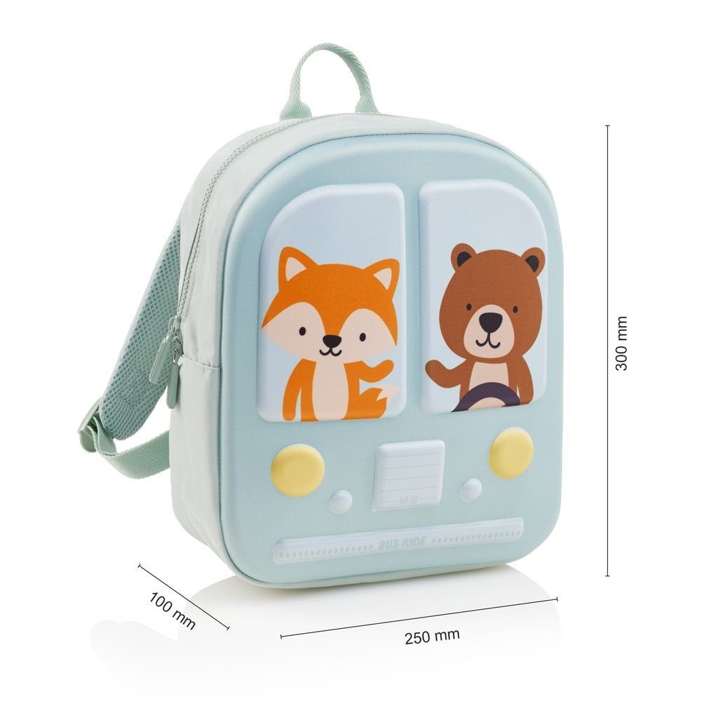 Miquelrius Mochila guardería Bus Celeste
