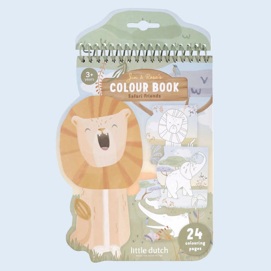 Little dutch Libro para colorear Safari León
