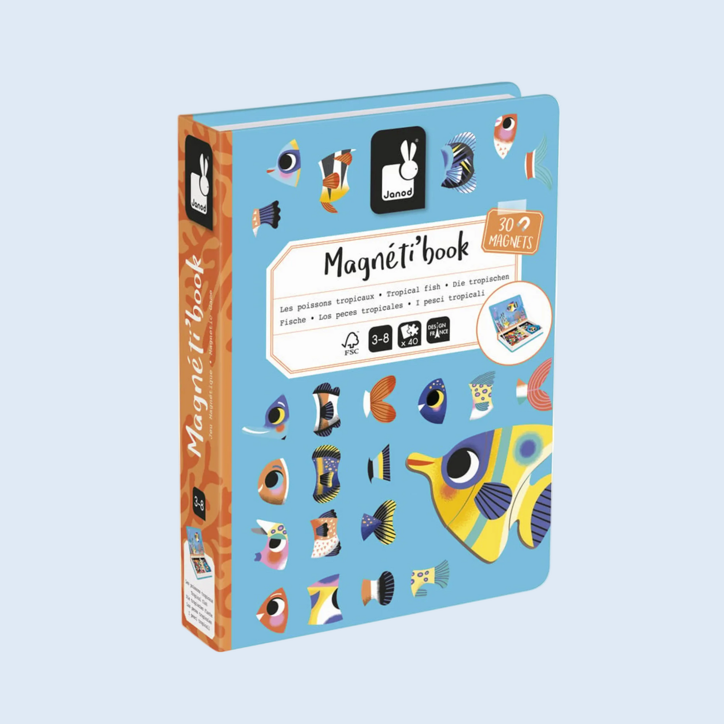 Janod Magneti Book Peces tropicales