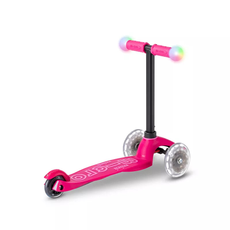 Micro Patinete Mini2grow Deluxe Magic Led Rosa