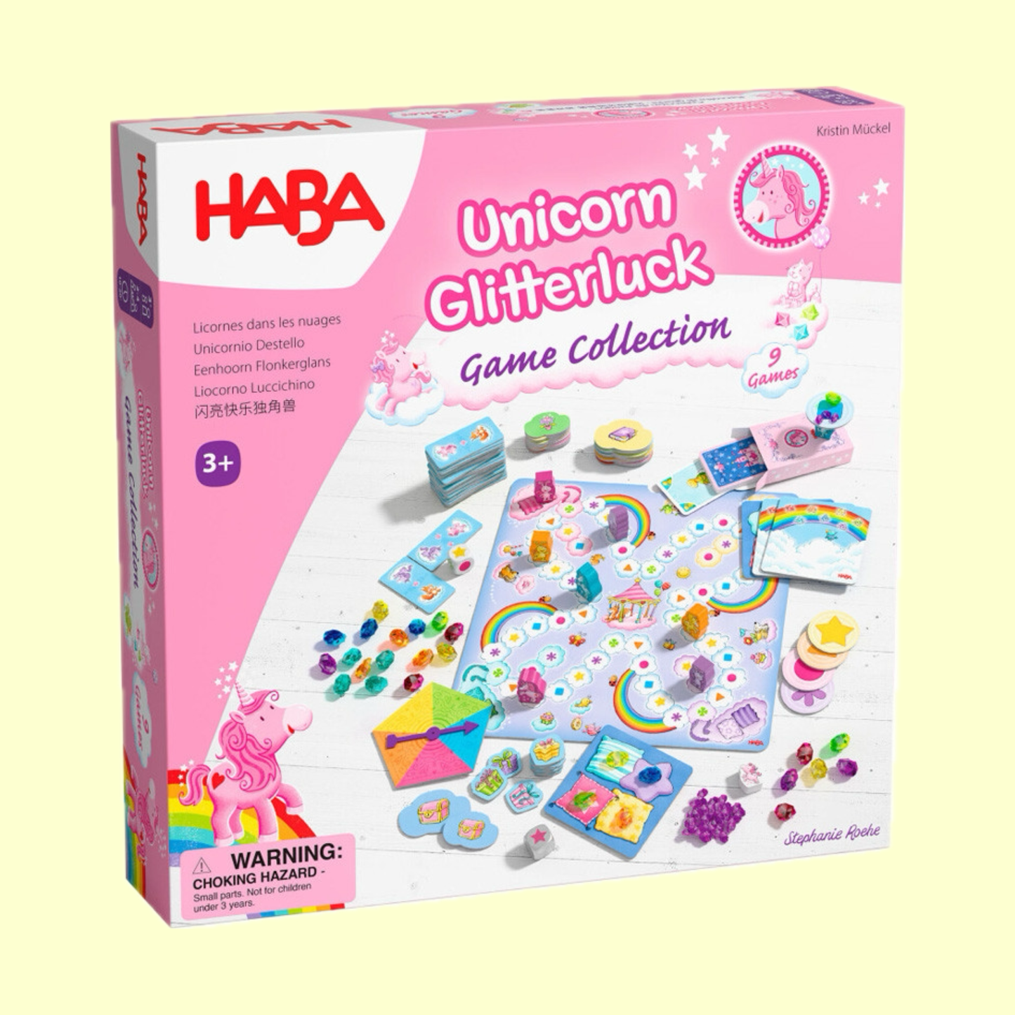 Haba Unicornio destello Colección de juegos