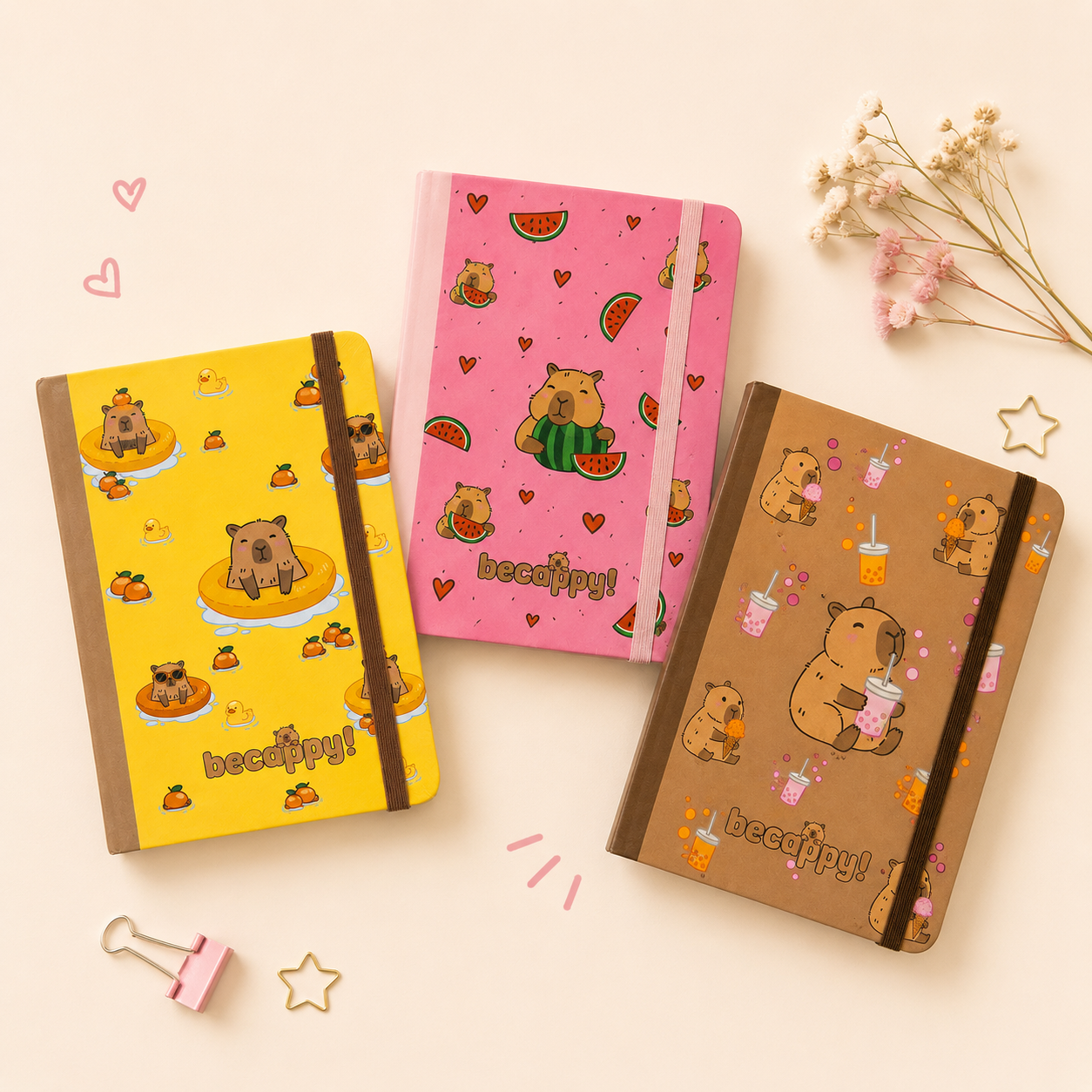 Libreta Becappy! Capibara A6
