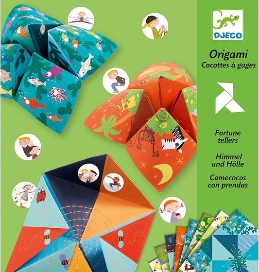 Djeco Origami Pico pico retos Verde