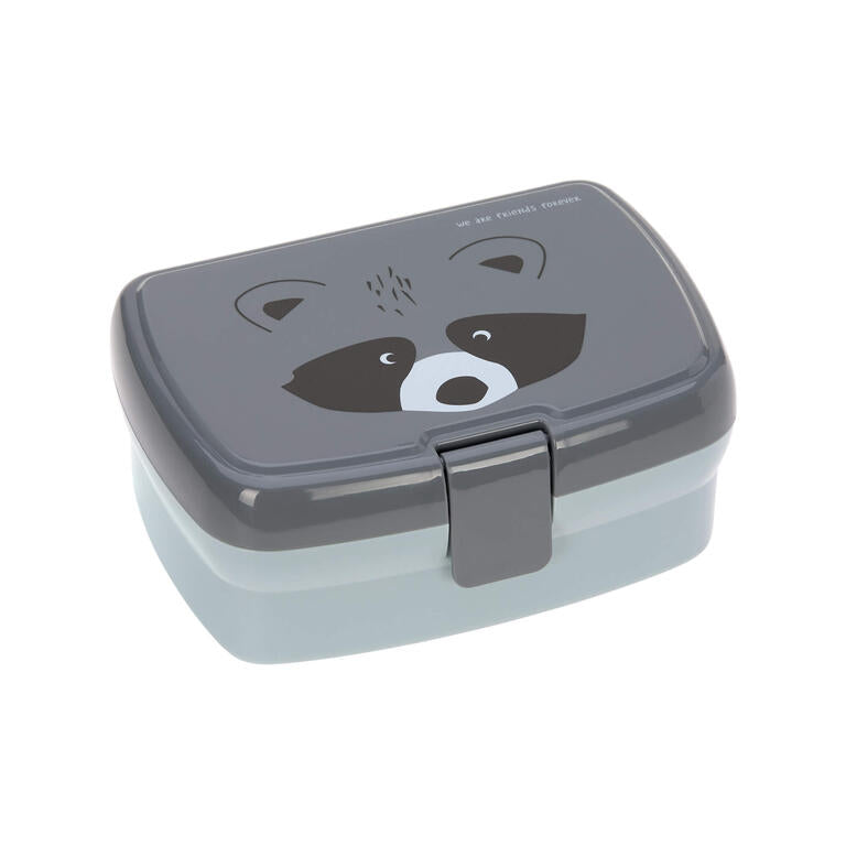 Olmitos Set Lunchbox y botella Mapache gris