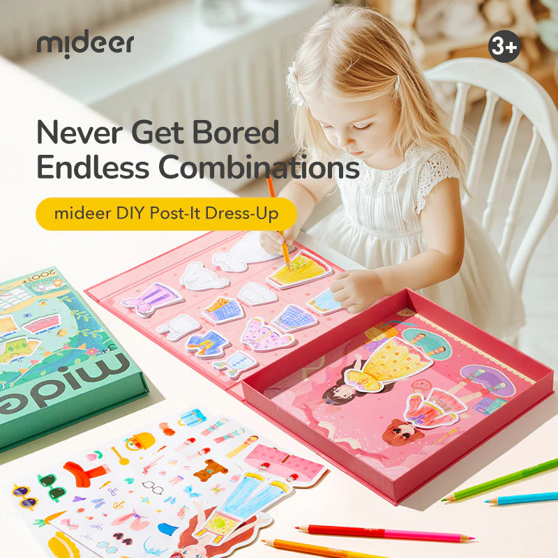 Mideer Libro para colorear y vestir