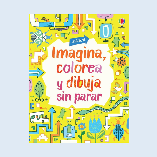 Usborne Imagina, colorea y dibuja sin parar