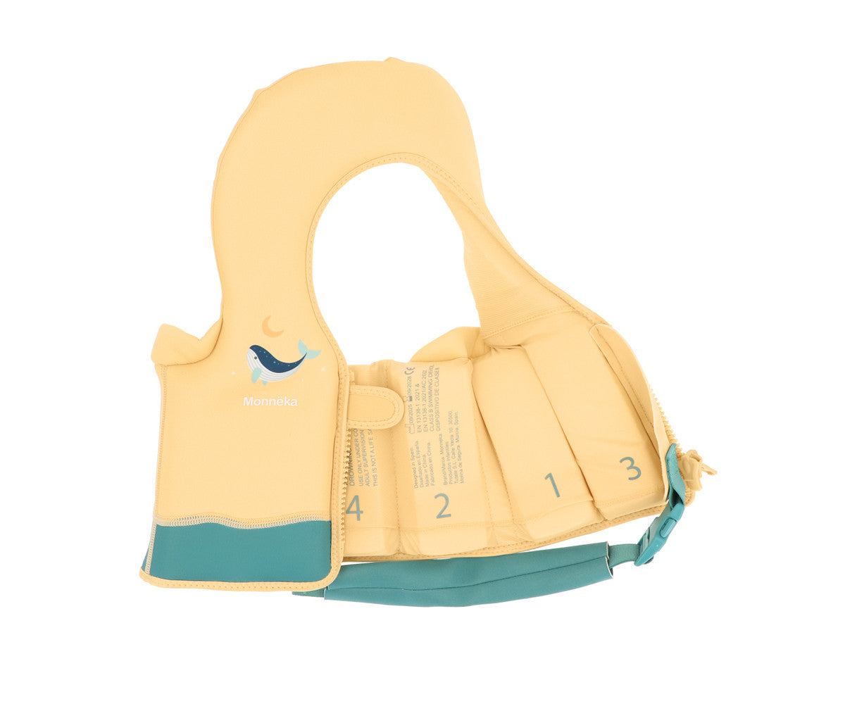 Tutete Chaleco flotador aprendizaje Whale Teal Talla 1-2 años