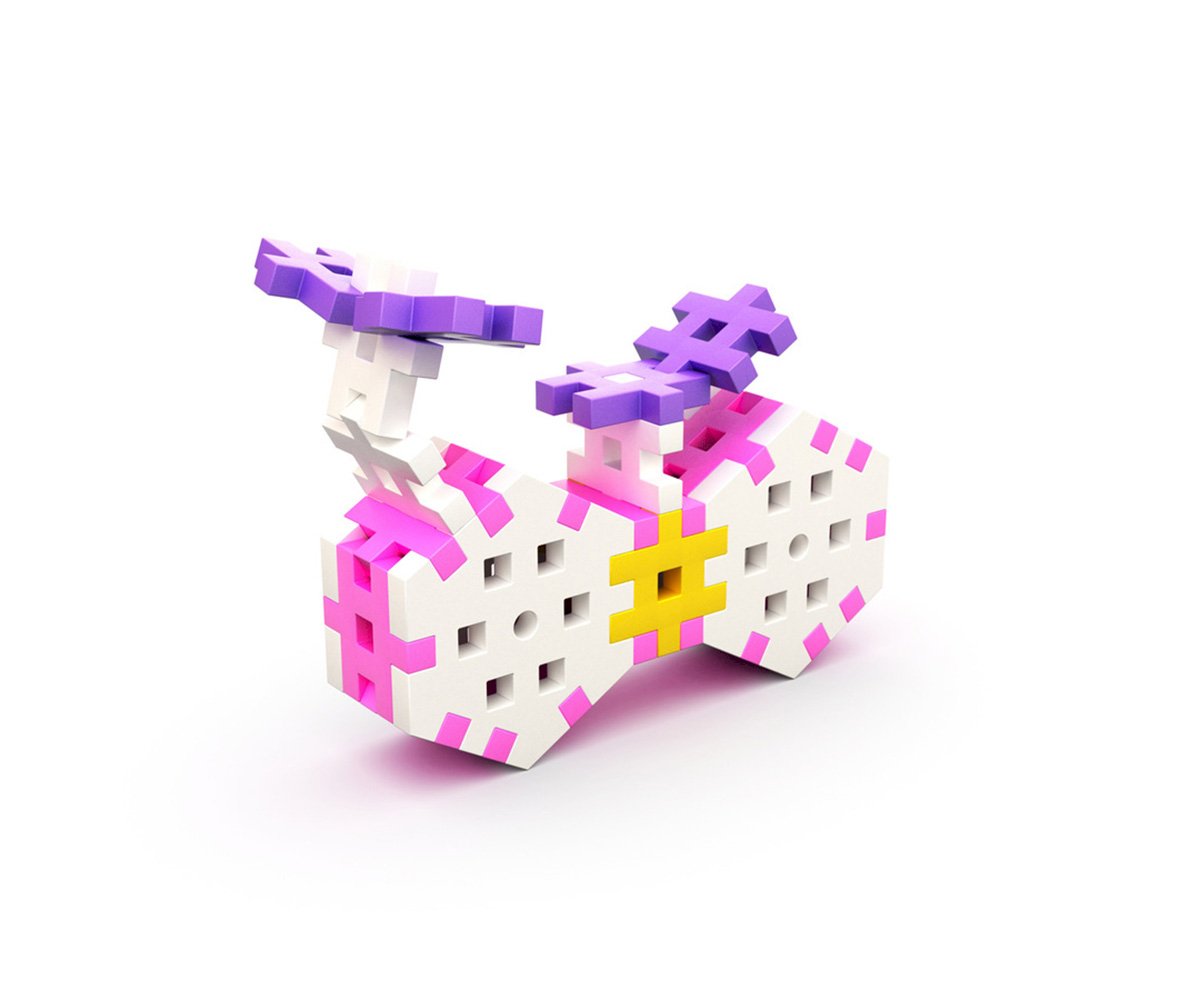 Meli Basic Constructor Travel box Pastel 250 piezas