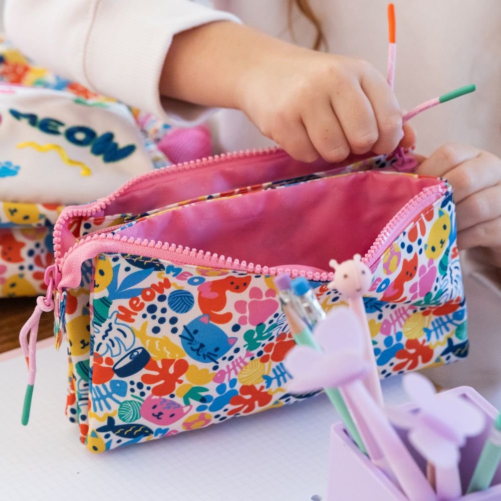 MiquelRius Estuche portatodo triple Matisse Cats