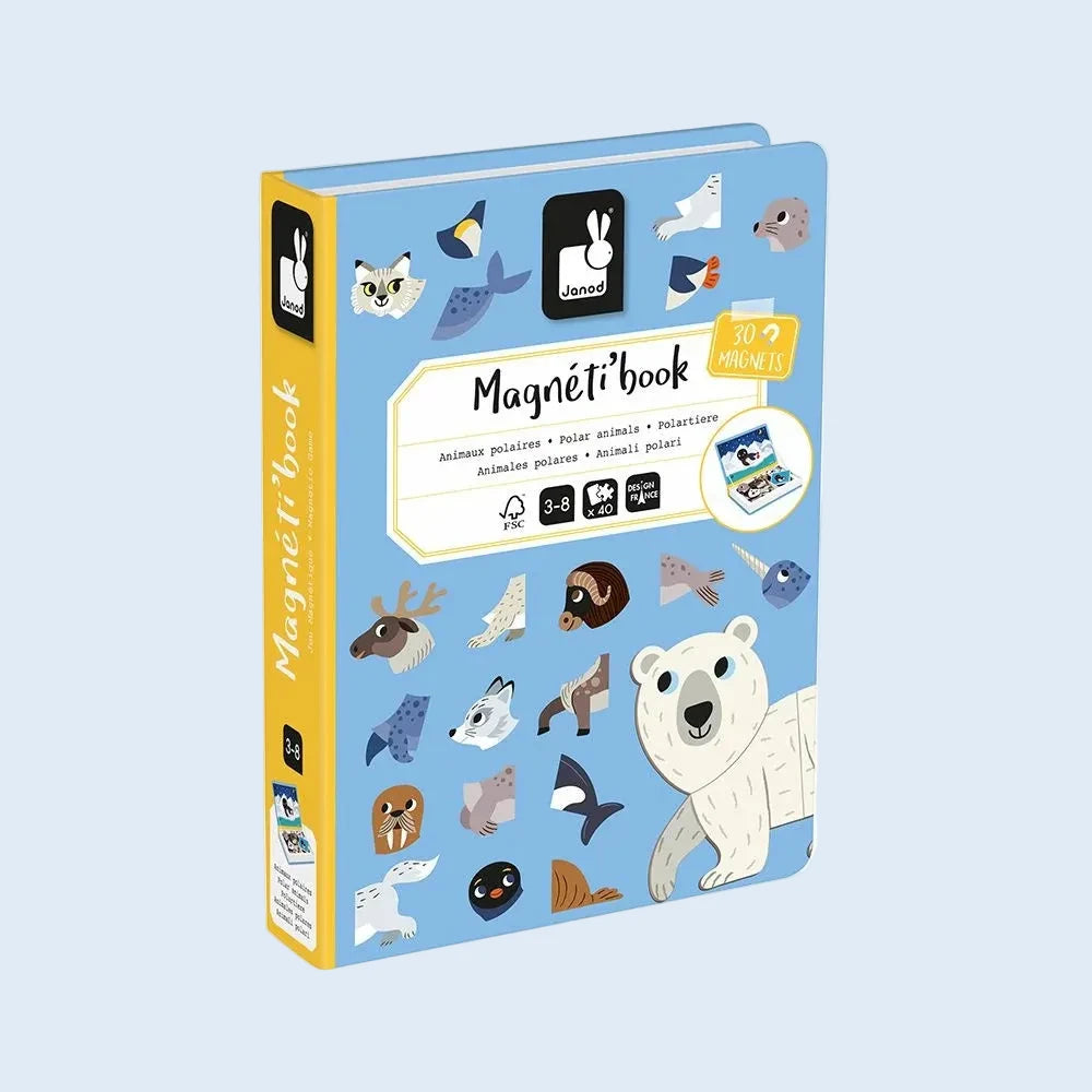 Janod Magneti Book Animales polares
