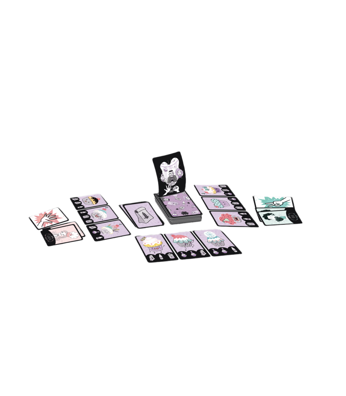 Átomo Unicornia Juego de cartas