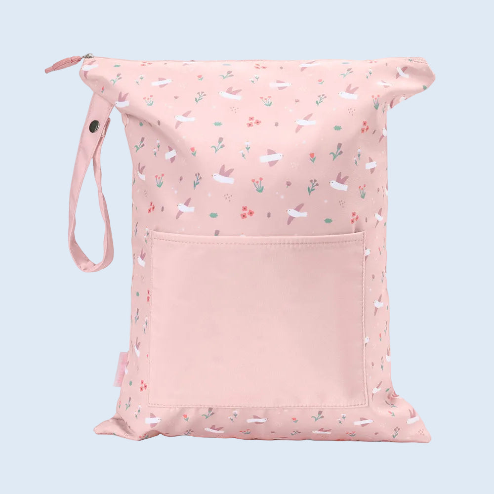 Tutete Bolsa impermeable grande Blossom birds