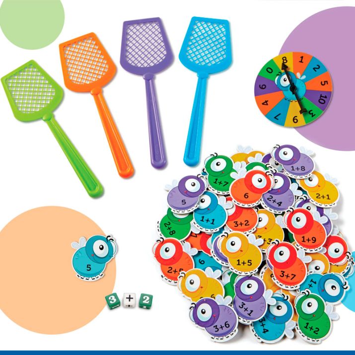 Learning Resources Math Swatters Juego de sumas y restas