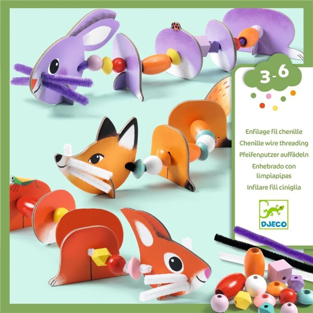 Djeco Ensartes Animales adorables