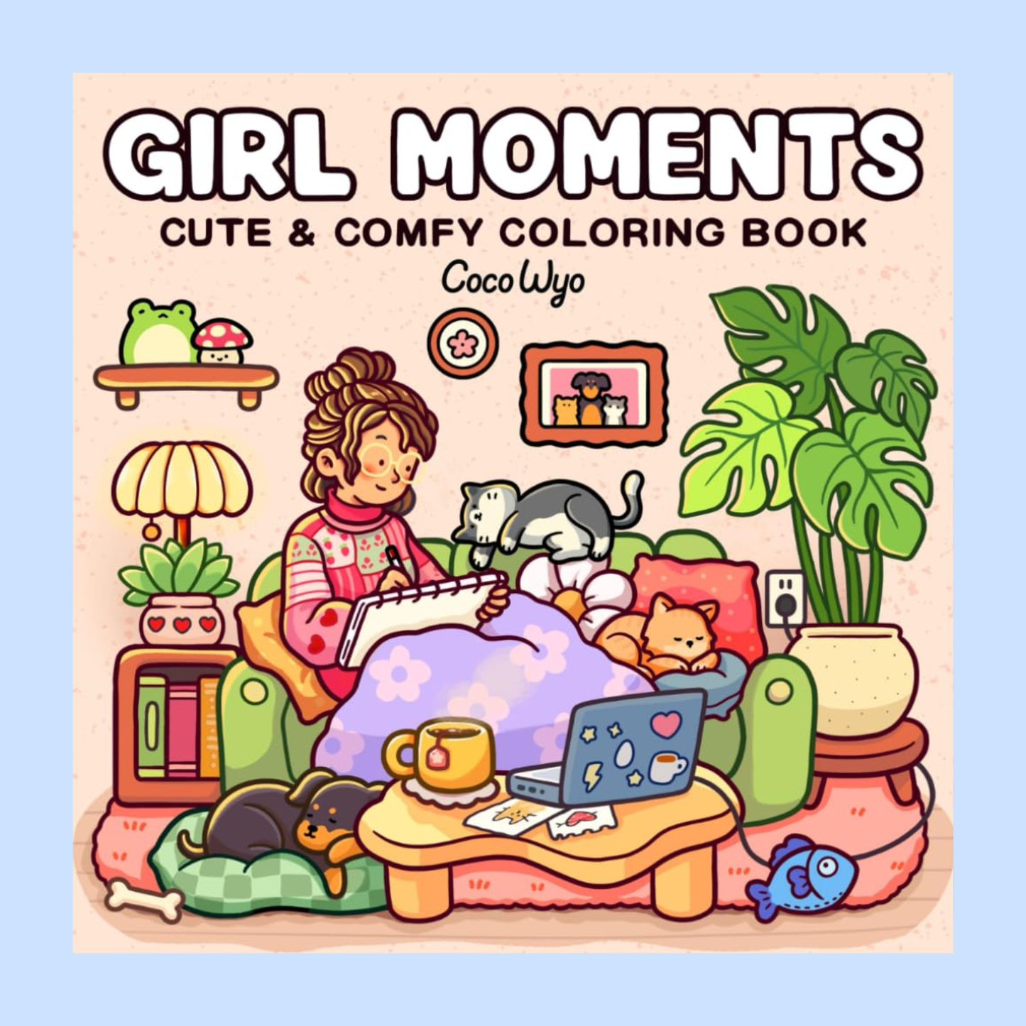 Libro para colorear Girl moments